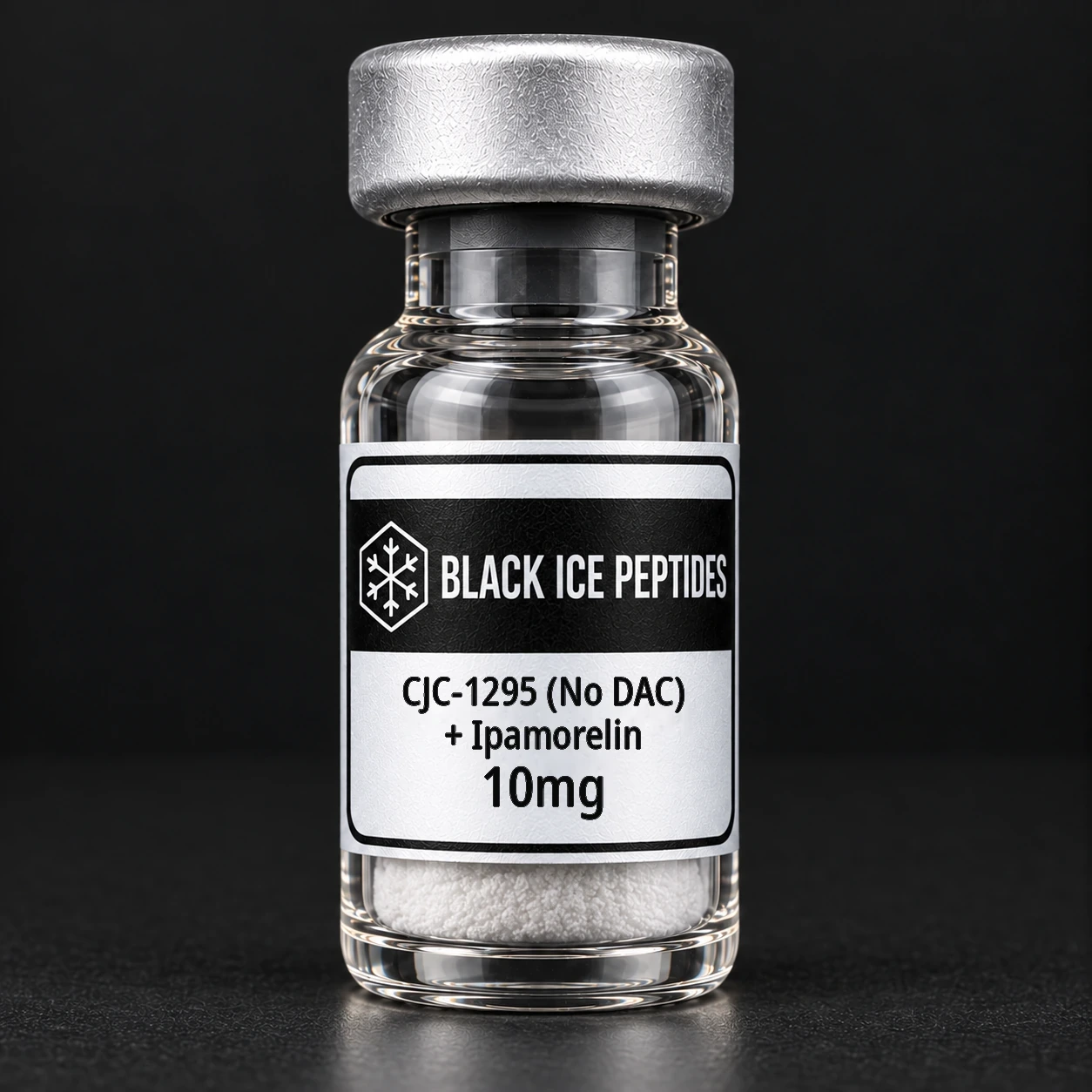CJC-1295 (No DAC) + Ipamorelin research vial
