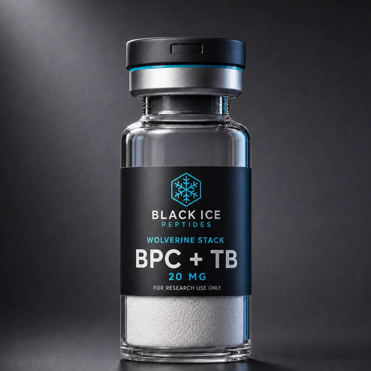 Wolverine Stack research vial — BPC-157 + TB-500 blend
